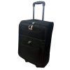 Ormi Light, puha falú, kabin bőrönd, fekete, 55 cm