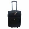 Ormi Light, puha falú, kabin bőrönd, fekete, 55 cm