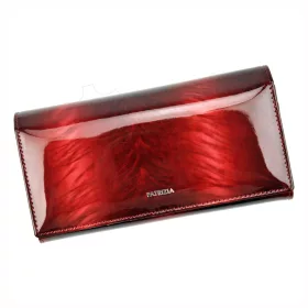   Patrizia mintás, kék színű női bőr pénztárca, RFID 18,5 × 10 cm