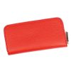 Pierre Cardin piros, női bőr pénztárca 19,5 × 9,5 cm 
