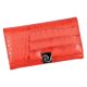 Pierre Cardin croco mintás, piros női pénztárca 17 × 10 cm 