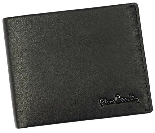 Pierre Cardin férfi bőr pénztárca, fekete, RFID 12 × 9,5 cm 
