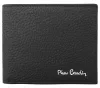 Pierre Cardin férfi fekete bőr pénztárca 11×9 cm