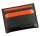 Pierre Cardin bőr kártyatartó, fekete 10 × 7,5 cm 