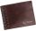 Pierre Cardin férfi bőr pénztárca, bordó, 11 × 9 cm 