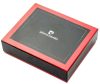 Pierre Cardin férfi bőr pénztárca, fekete, 12 × 9 cm 