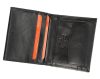 Pierre Cardin férfi bőr pénztárca, kártyatartó, fekete, RFID 8,5 × 10 cm 