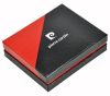 Pierre Cardin férfi bőr pénztárca, kártyatartó, fekete, RFID 8,5 × 10 cm 