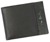 Pierre Cardin fekete színű, férfi bőr pénztárca, RFID védelemmel, 12 × 9 cm 