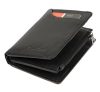 Pierre Cardin bőr kártyatartó, fekete, RFID 8 × 10,5 cm 