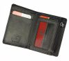 Pierre Cardin bőr kártyatartó, fekete, RFID 8 × 10,5 cm 