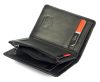 Pierre Cardin bőr kártyatartó, fekete, RFID 8 × 10,5 cm 