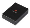 Pierre Cardin bőr kártyatartó, fekete, RFID 8 × 10,5 cm 