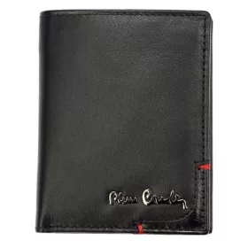 Pierre Cardin fekete férfi bőrpénztárca, RFID 8 × 10 cm
