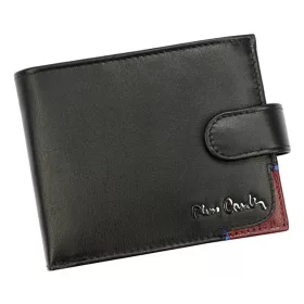 Pierre Cardin férfi bőr pénztárca, fekete RFID 12 × 9,5 cm 