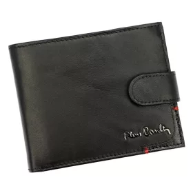   Pierre Cardin férfi bőr pénztárca, fekete RFID 12 × 9,5 cm