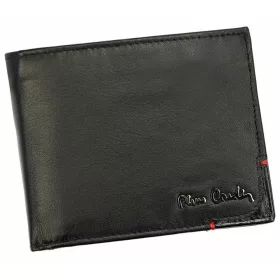   Pierre Cardin fekete színű, férfi bőr pénztárca, RFID védelemmel, 12 × 9,5 cm