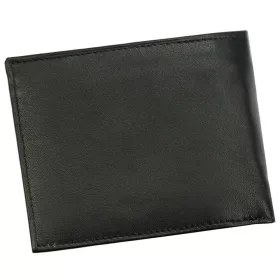   Pierre Cardin fekete színű, férfi bőr pénztárca, RFID védelemmel, 12 × 9,5 cm