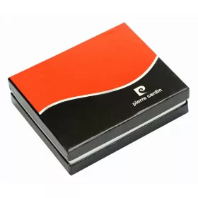   Pierre Cardin fekete színű, férfi bőr pénztárca, RFID védelemmel, 9,5 × 13 cm