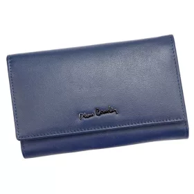   Pierre Cardin kék színű női bőr pénztárca 16 × 9,5 cm