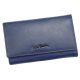 Pierre Cardin kék színű női bőr pénztárca 16 × 9,5 cm 