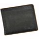 Pierre Cardin férfi bőr pénztárca, fekete, piros RFID 12,5 × 10 cm 