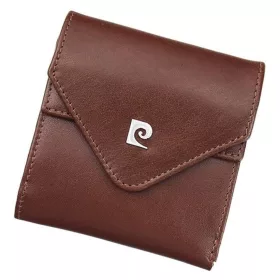   Pierre Cardin konyak színű női bőr pénztárca 9 × 9,5 cm