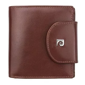   Pierre Cardin női bőr pénztárca, konyak színű, 9 × 10,5 cm