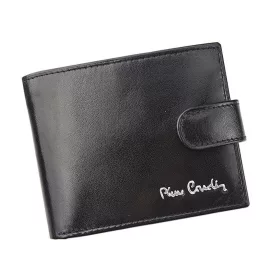   Pierre Cardin férfi bőr pénztárca, fekete RFID 11 × 8,5 cm