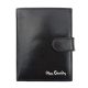 Pierre Cardin fekete férfi bőr pénztárca, RFID 9,5 × 12,5 cm 