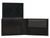 Piquadro fekete-szürke design bőr pénztárca, férfi  13 x 9 cm