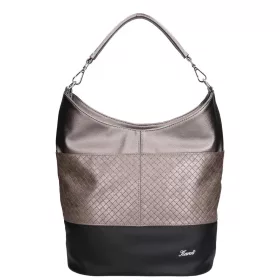   Karen Prima D 207 fekete grafit MK női válltáska 28 x 35 x 15 cm