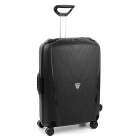  Roncato Light kemény falú, 4 kerekes trolley bőrönd 68 cm, fekete