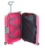 Roncato Light kemény falú, 4 kerekes trolley bőrönd 68 cm, rózsaszín