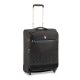 Roncato Crosslite 2 kerekes, bővíthető puhafedeles fekete kabinbőrönd 55 cm
