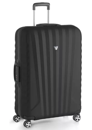 Roncato Uno SL kemény falú, 4 kerekes trolley bőrönd 79 cm, fekete
