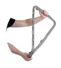 Roncato Uno SL kemény falú, 4 kerekes trolley bőrönd 73 cm, ezüst