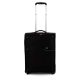Roncato S-Light, 2 kerekű, puhafalú kabinbőrönd 55 cm, fekete