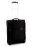 Roncato S-Light, 2 kerekű, puhafalú kabinbőrönd 55 cm, fekete