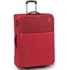 Roncato Speed 2 kerekes, puhafedeles, bővíthető bőrönd 78 cm, piros