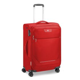   Roncato Joy 4 kerekes, bővíthető puhafedeles piros kabinbőrönd 63 cm