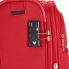Roncato Joy 4 kerekes, bővíthető puhafedeles piros kabinbőrönd 63 cm