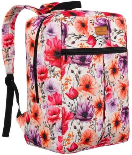 Rovicky virágmintás, női hátizsák, kézipoggyász 40×25×20 cm