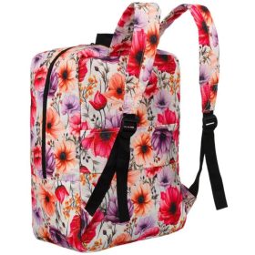   Rovicky virágmintás, női hátizsák, kézipoggyász 40×25×20 cm