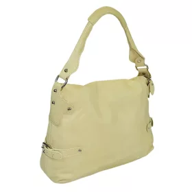 Rialto krém színű női bőr kézitáska 33 × 35 cm