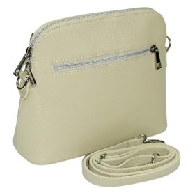   Rialto kígyóbőr mintás bézs színű női bőr válltáska 25 × 19,5 cm