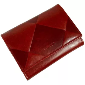   Rialto absztrakt mintás piros női bőr pénztárca 13 x 10 x 3 cm