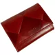 Rialto absztrakt mintás piros női bőr pénztárca 13 x 10 x 3 cm