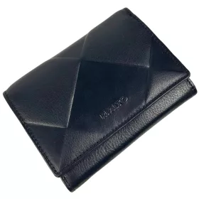 Rialto sötétkék fekvő, bőr absztarkt női pénztárca