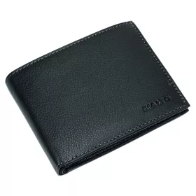 Rialto férfi fekete bőr pénztárca 11,5 cm × 9 cm